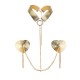 Heart Shape Sexy Nipple Cover Chain Set