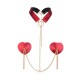 Heart Shape Sexy Nipple Cover Chain Set